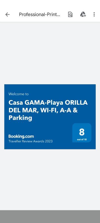 Casa Gama-Playa Orilla Del Mar, Beach And Town Boxol 外观 照片